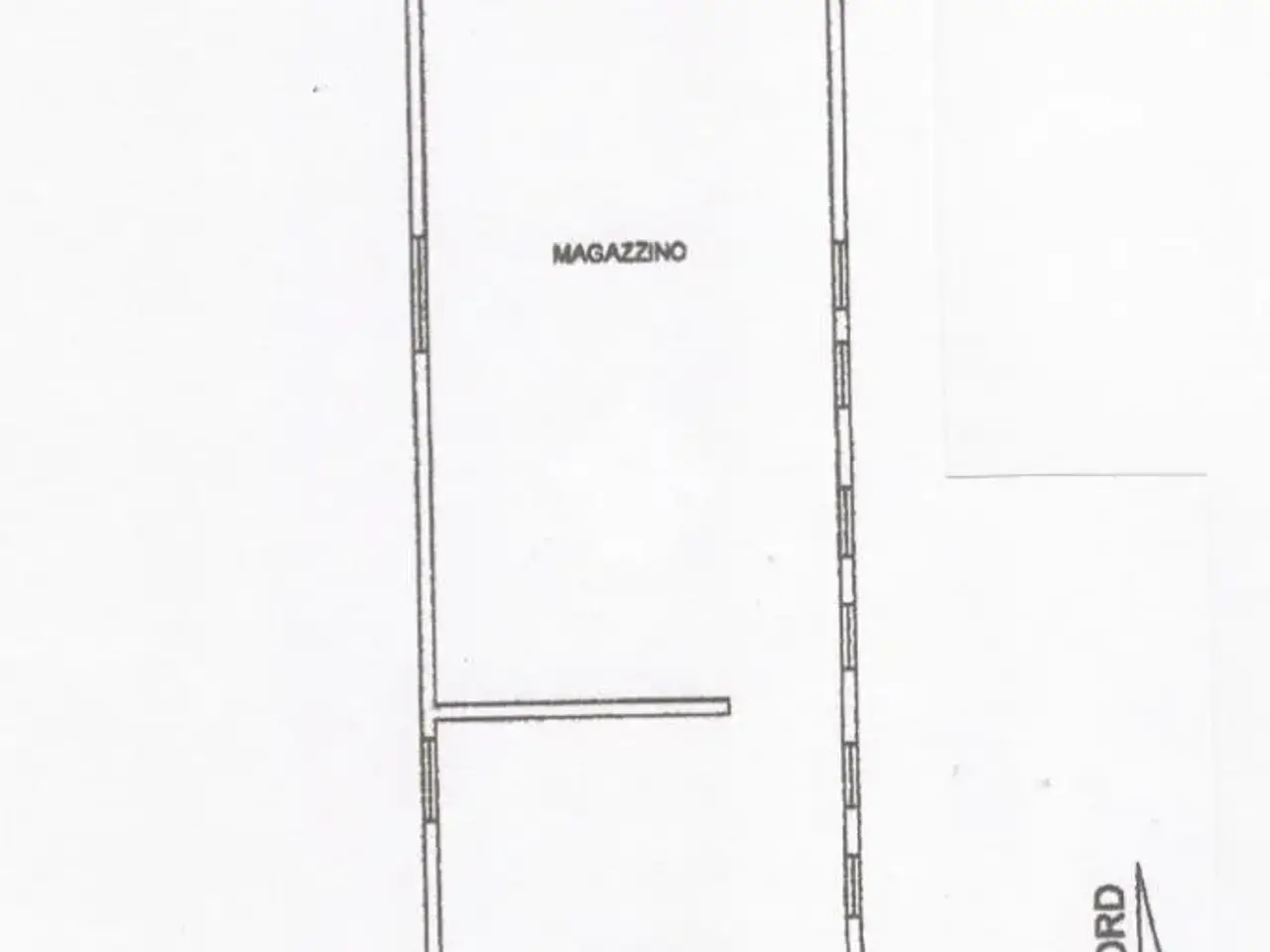 Capannone in Vicolo l. Tolstoi 15, Galliate, {3} - Planimetria 1