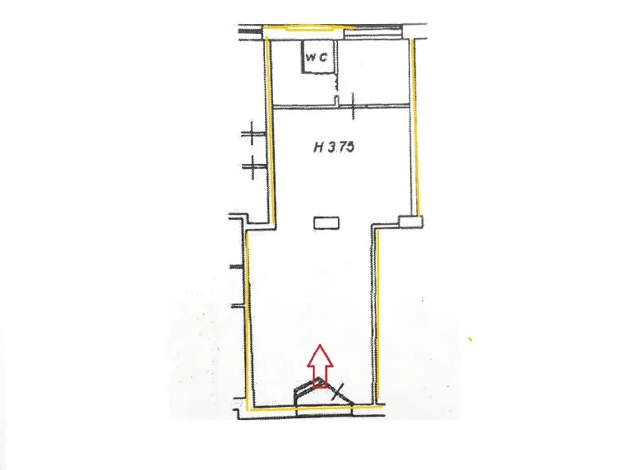 Negozio in Via Nazionale delle Puglie, Casoria, {3} - Planimetria 1
