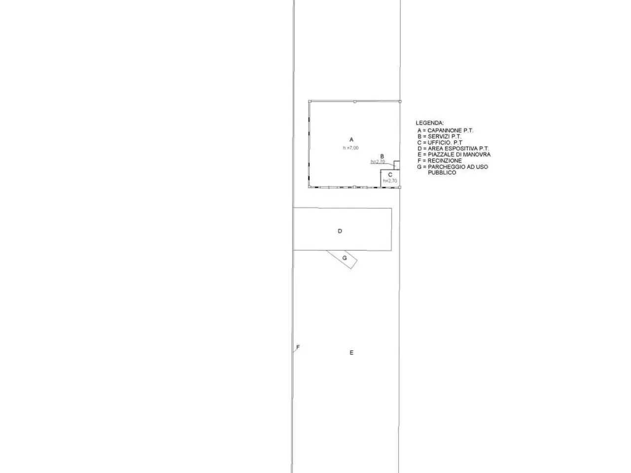 Capannone in Strada Provinciale, Trani, {3} - Planimetria 1