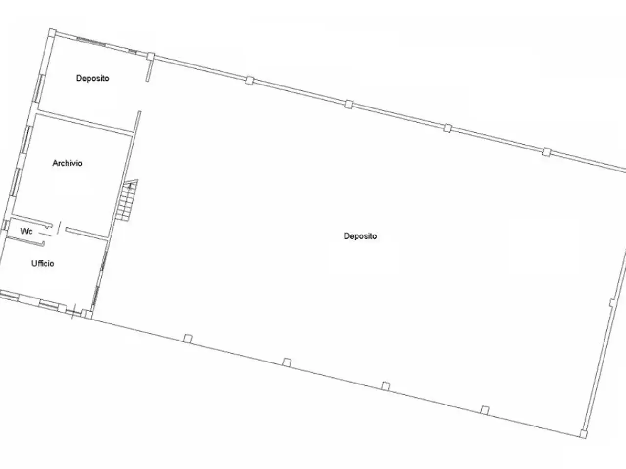 Capannone in Via Monte Bianco 22, Cigliano, {3} - Planimetria 1