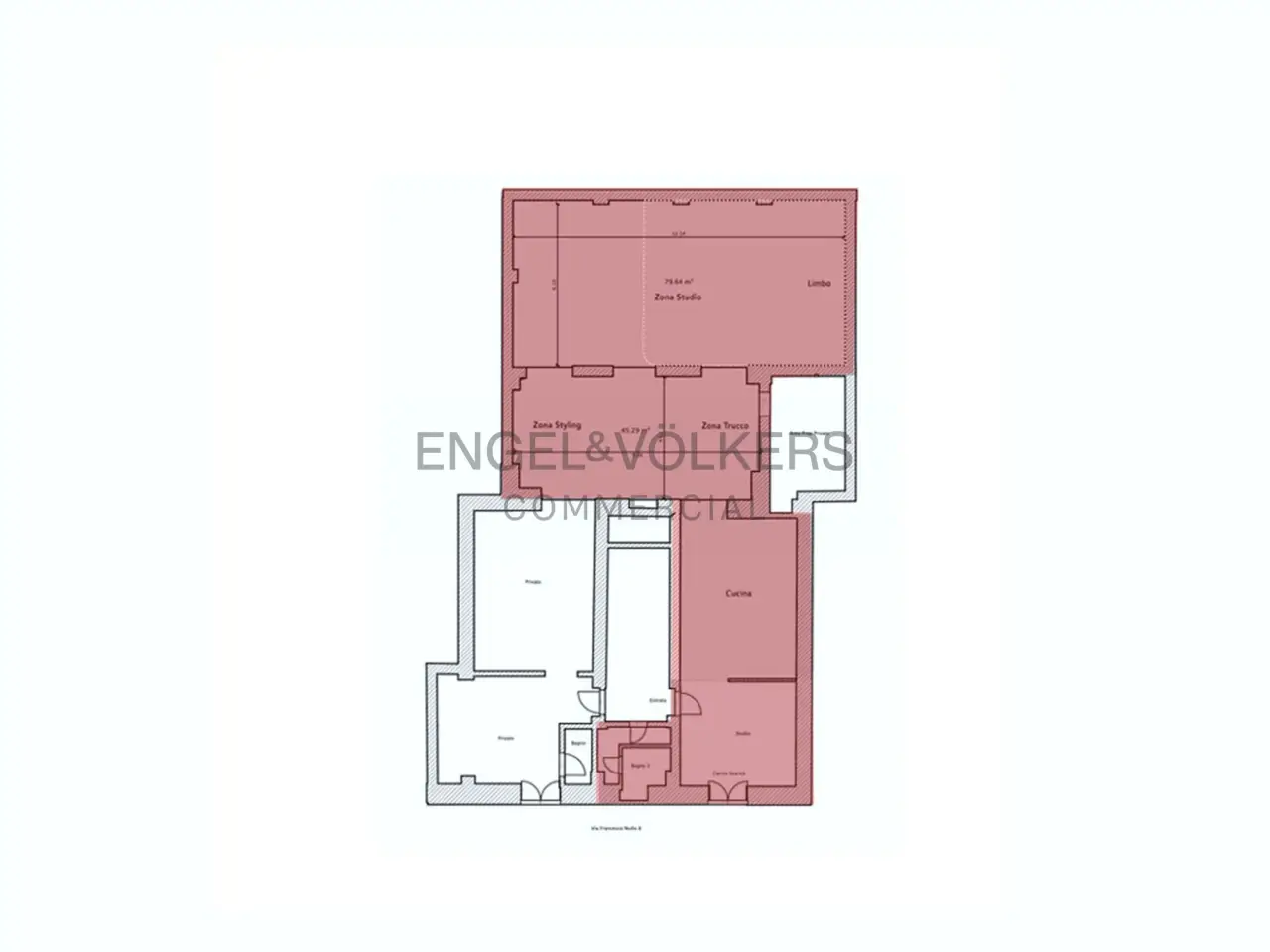 Negozio in Via Francesco Nullo, Milano, {3} - Planimetria 1