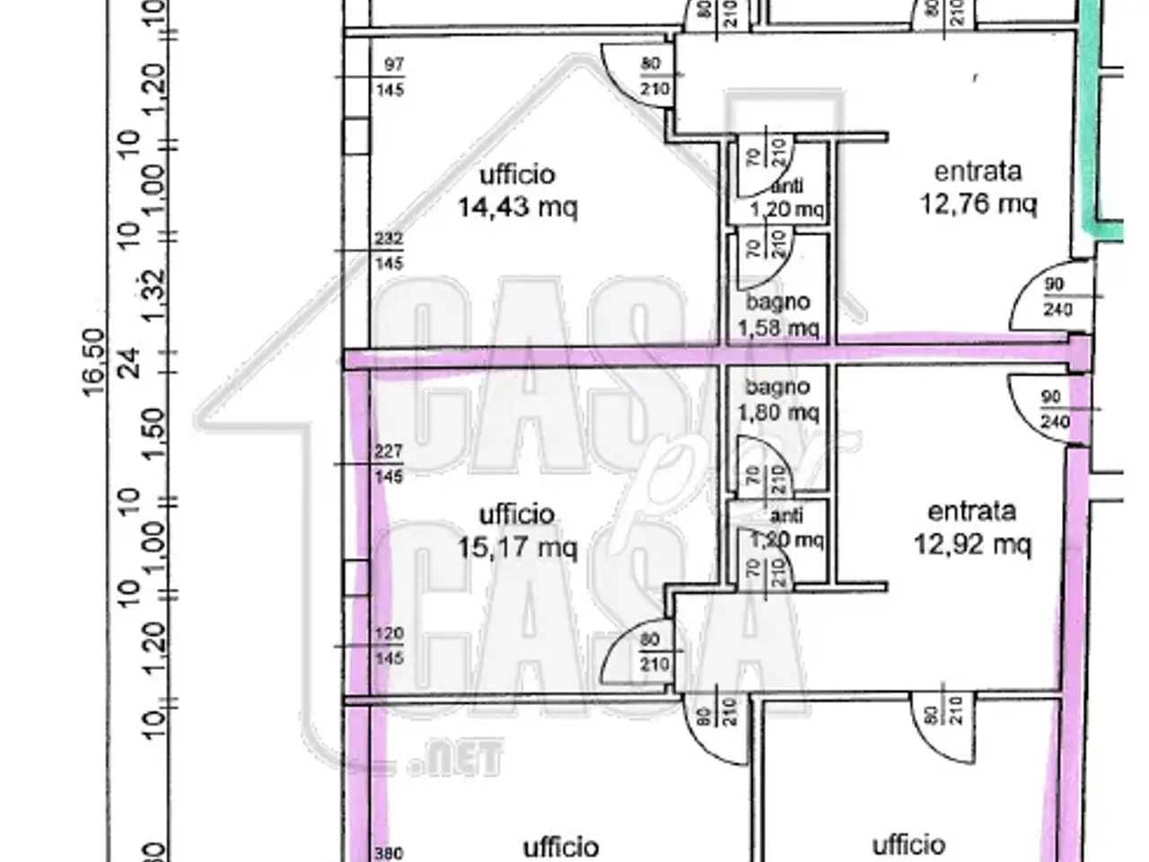 Ufficio in Via San Marco, Padova, {3} - Planimetria 1