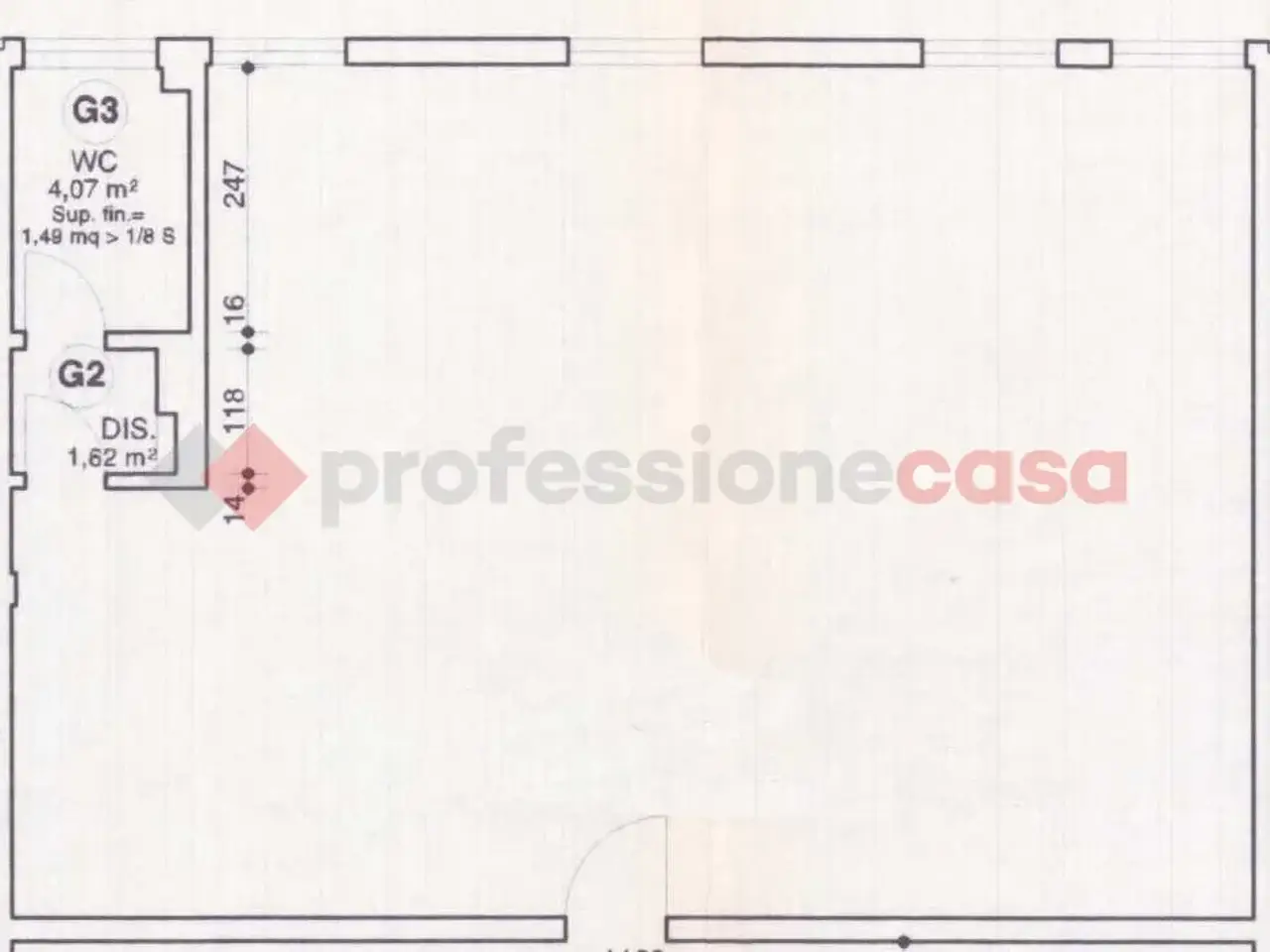 Ufficio in Via del Poggetto  439, Lucca, {3} - Planimetria 1