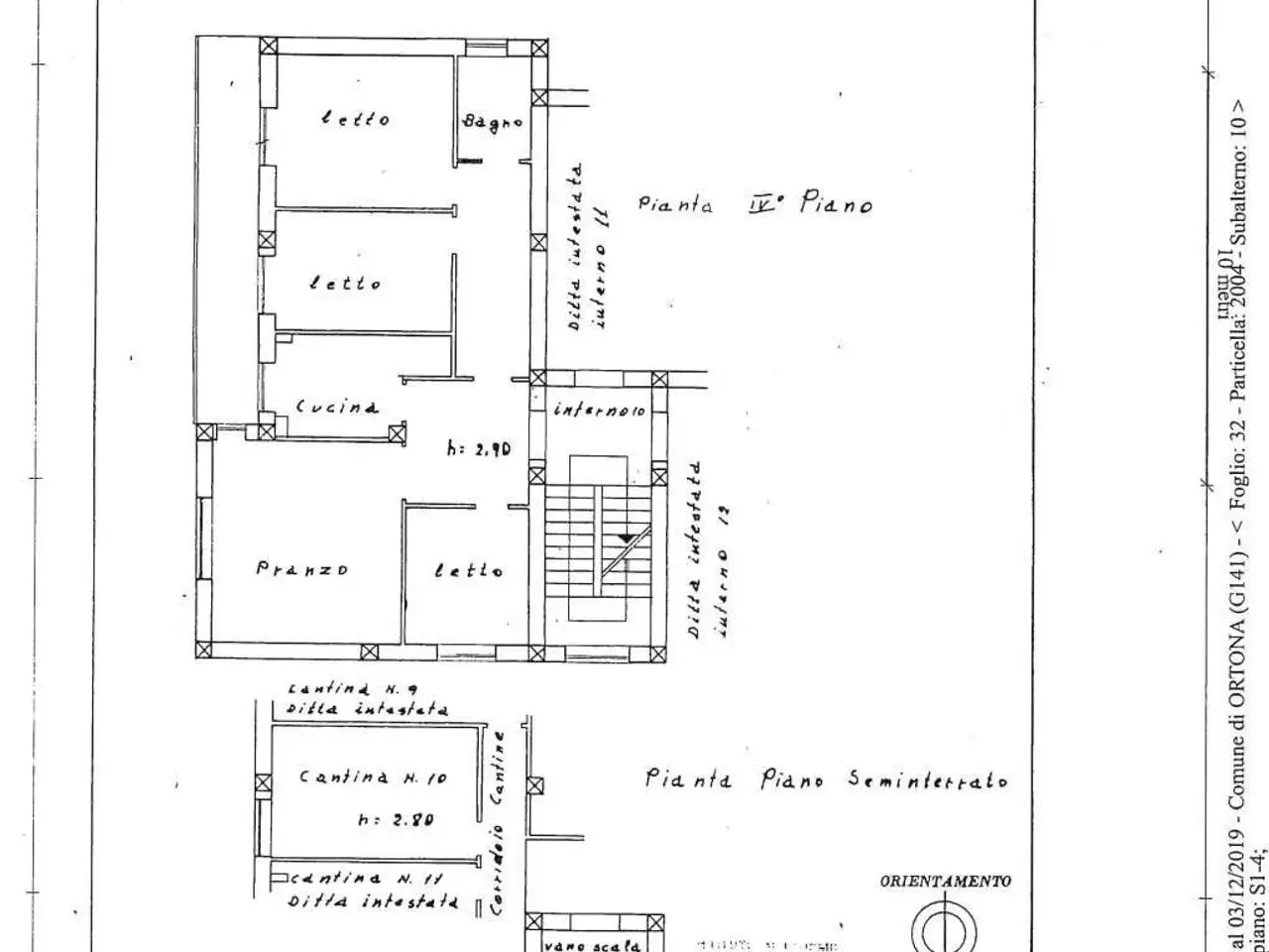 Attico in vendita, Via Vittorio Berardi 39, Ortona - Planimetria 1