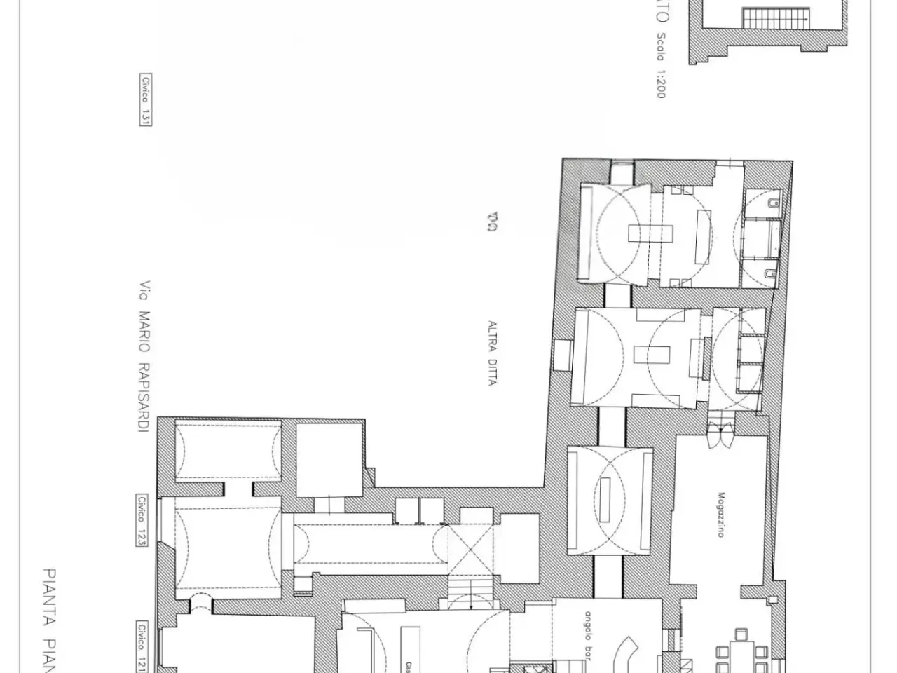 Negozio in Via Rapisasrdi 123, Ragusa, {3} - Planimetria 1