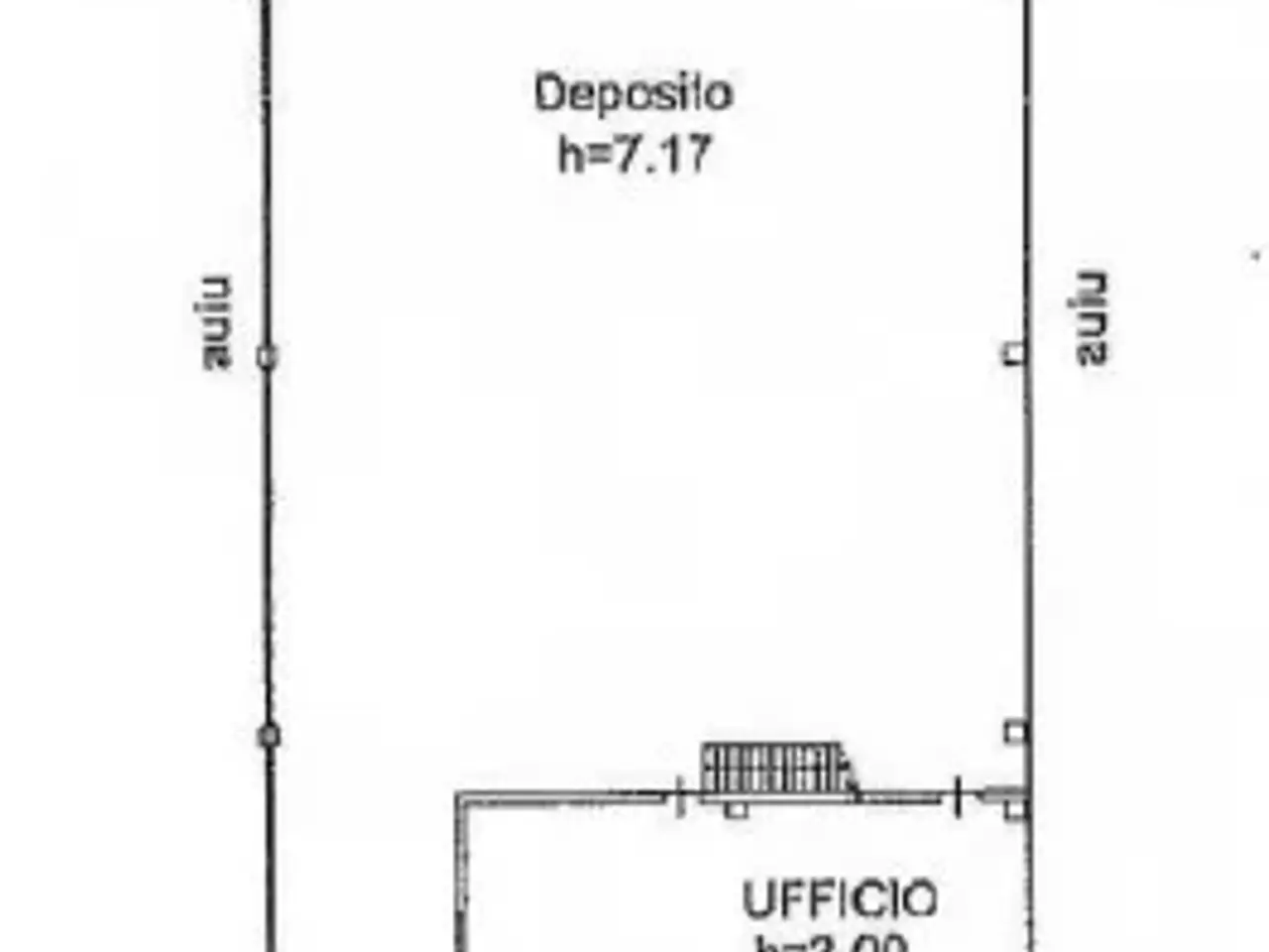 Capannone in Via Cavalieri di Vittorio Veneto, Bergamo, {3} - Planimetria 1