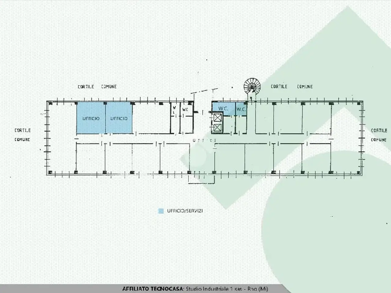 Ufficio in Via IV Novembre 54, Settimo Milanese, {3} - Planimetria 1