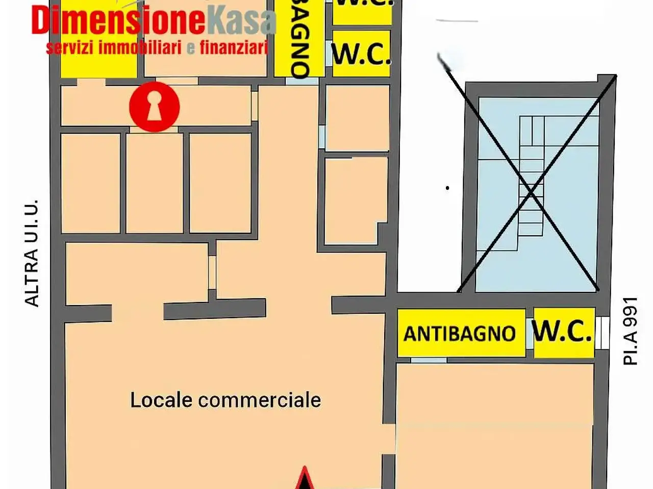 Negozio in Via Nazionale delle Puglie 35, Cimitile, {3} - Planimetria 1