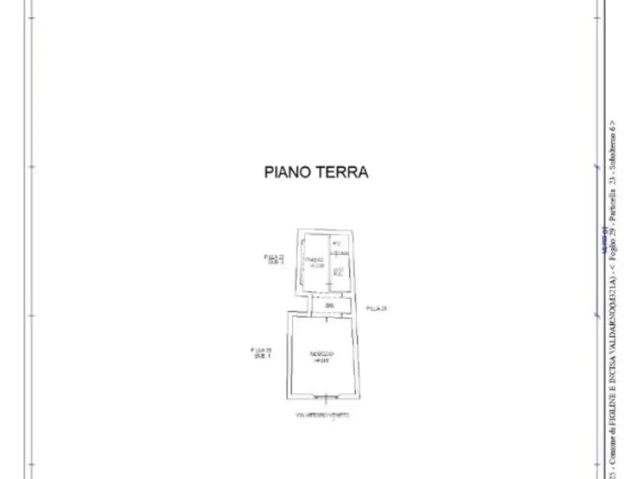 Negozio in Via Corso Vittorio Figline Valdarno 83, Figline e Incisa Valdarno, {3} - Planimetria 1