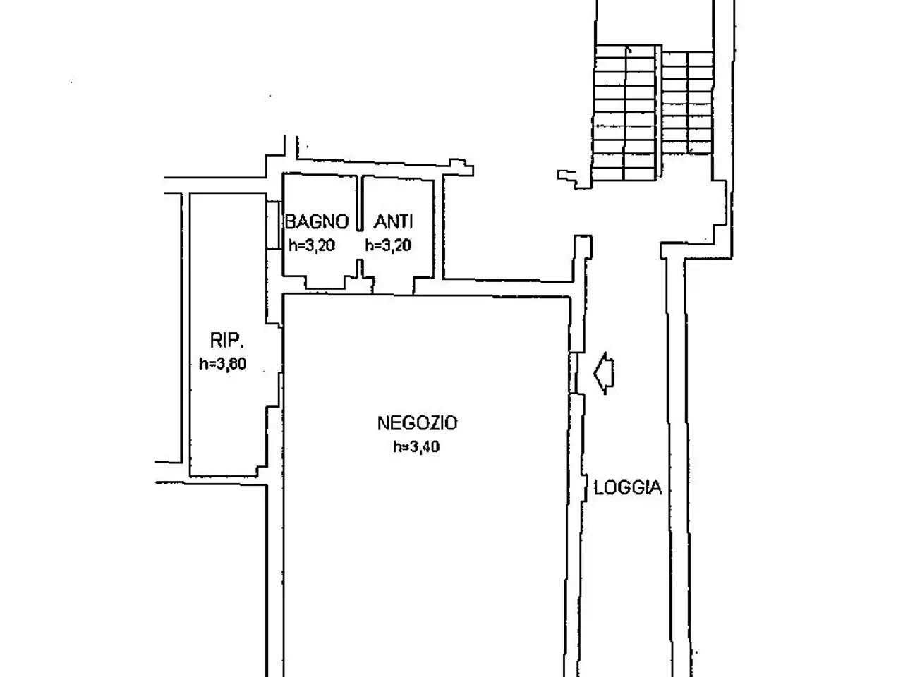 Negozio in , Bologna, {3} - Planimetria 1