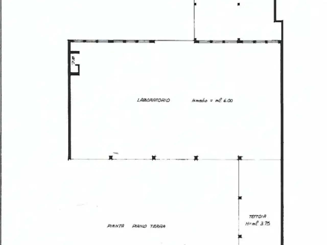 Magazzino in Via Dante 34, Rivignano Teor, {3} - Planimetria 1
