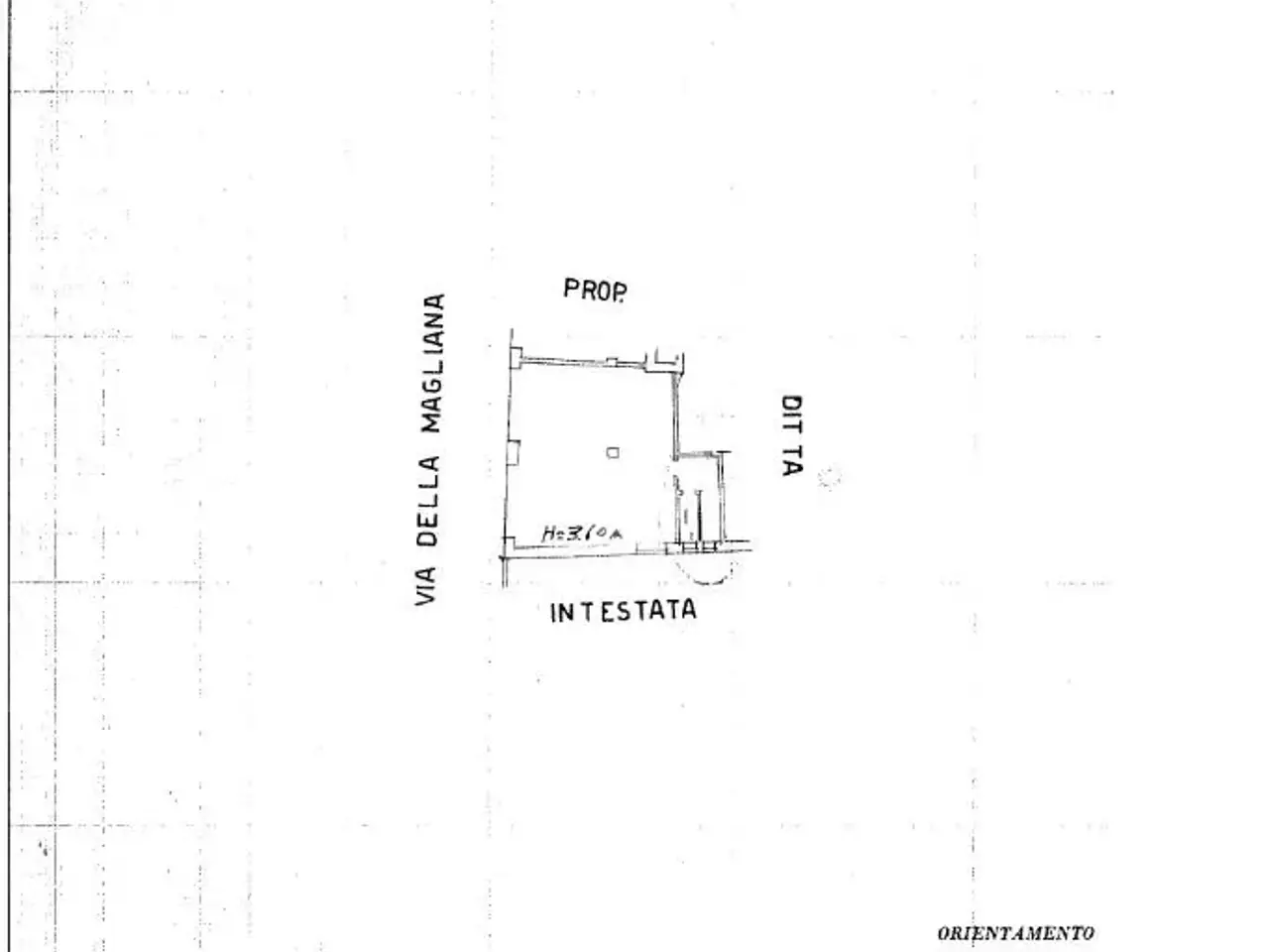 Negozio in Via della Magliana 186, Roma, {3} - Planimetria 1