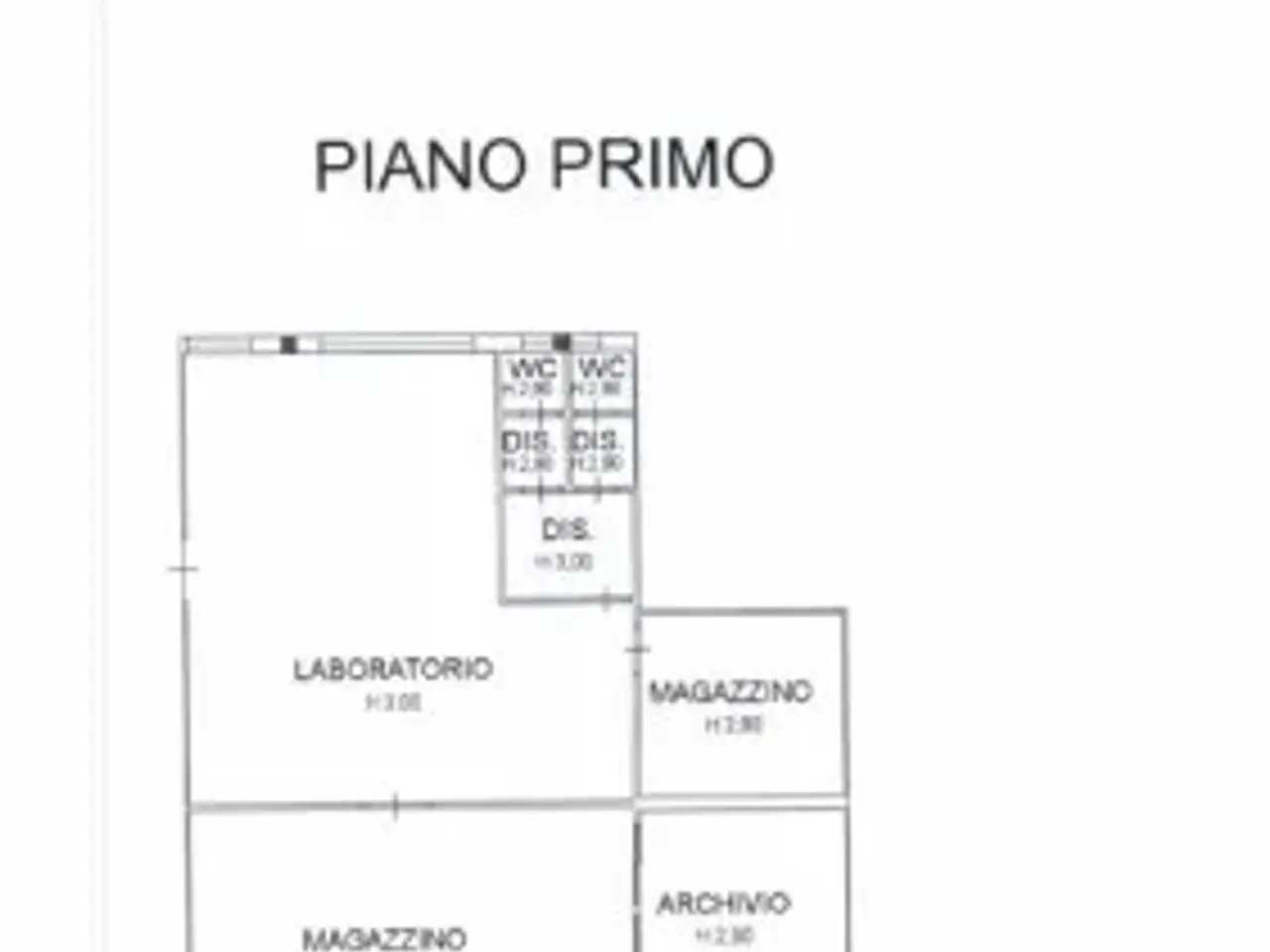 Negozio in Viale Europa, Altopascio, {3} - Planimetria 1