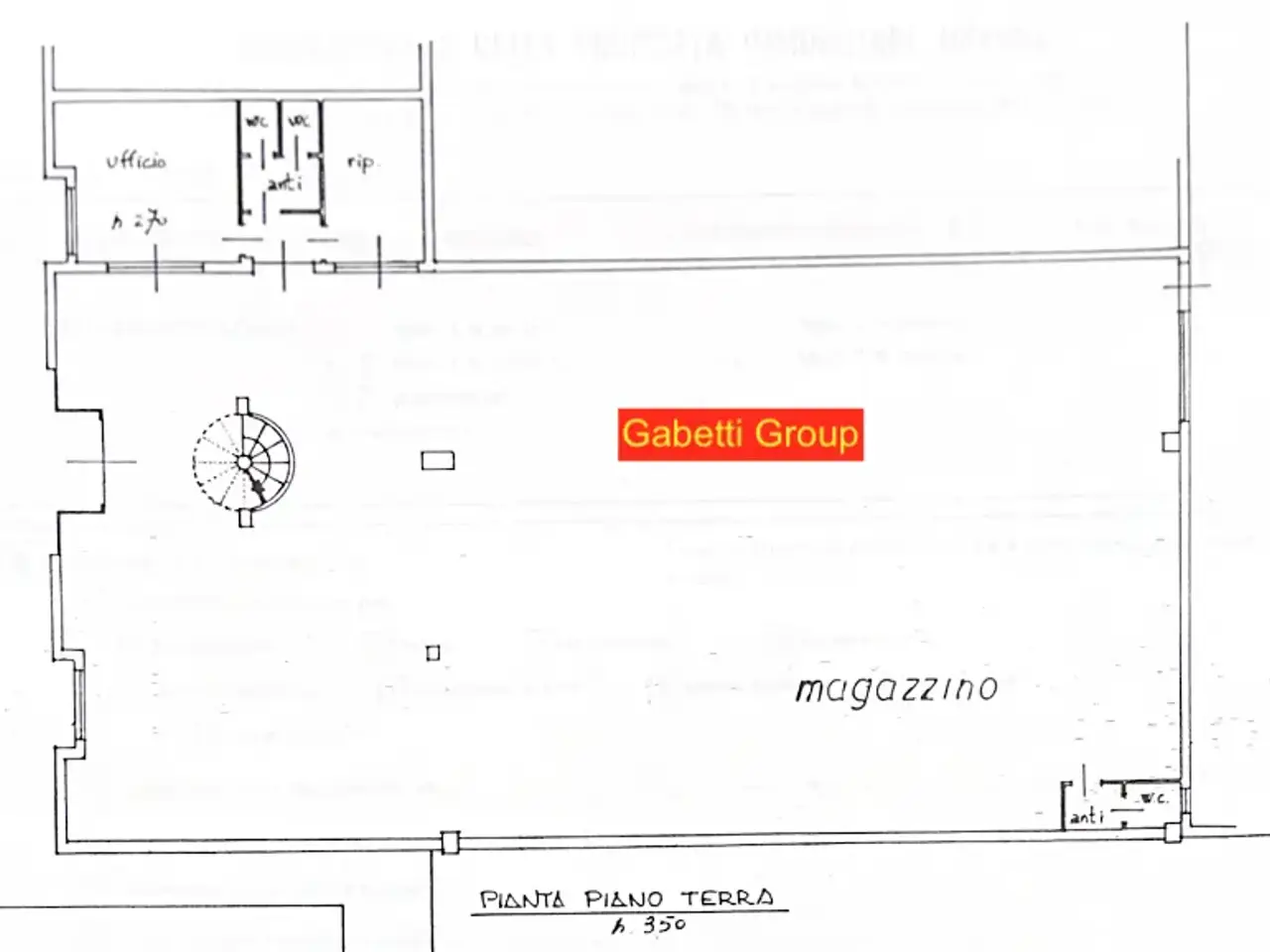 Capannone in , Villorba, {3} - Planimetria 1
