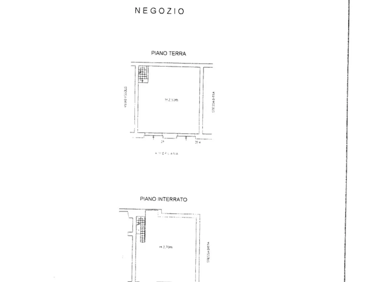 Esercizio commerciale in Via Merulana, Roma, {3} - Planimetria 1