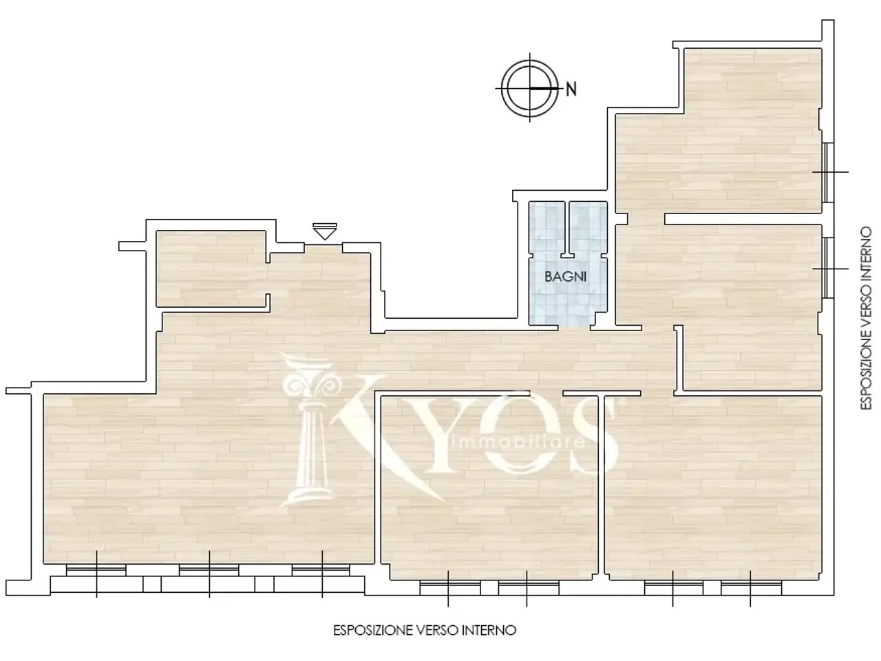 Ufficio in Via Crescenzago 55, Milano, {3} - Planimetria 1