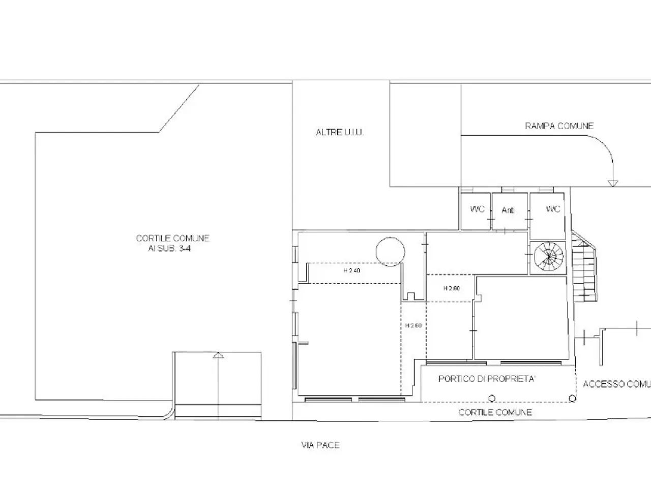 Negozio in Via Sempione 235, San Vittore Olona, {3} - Planimetria 1
