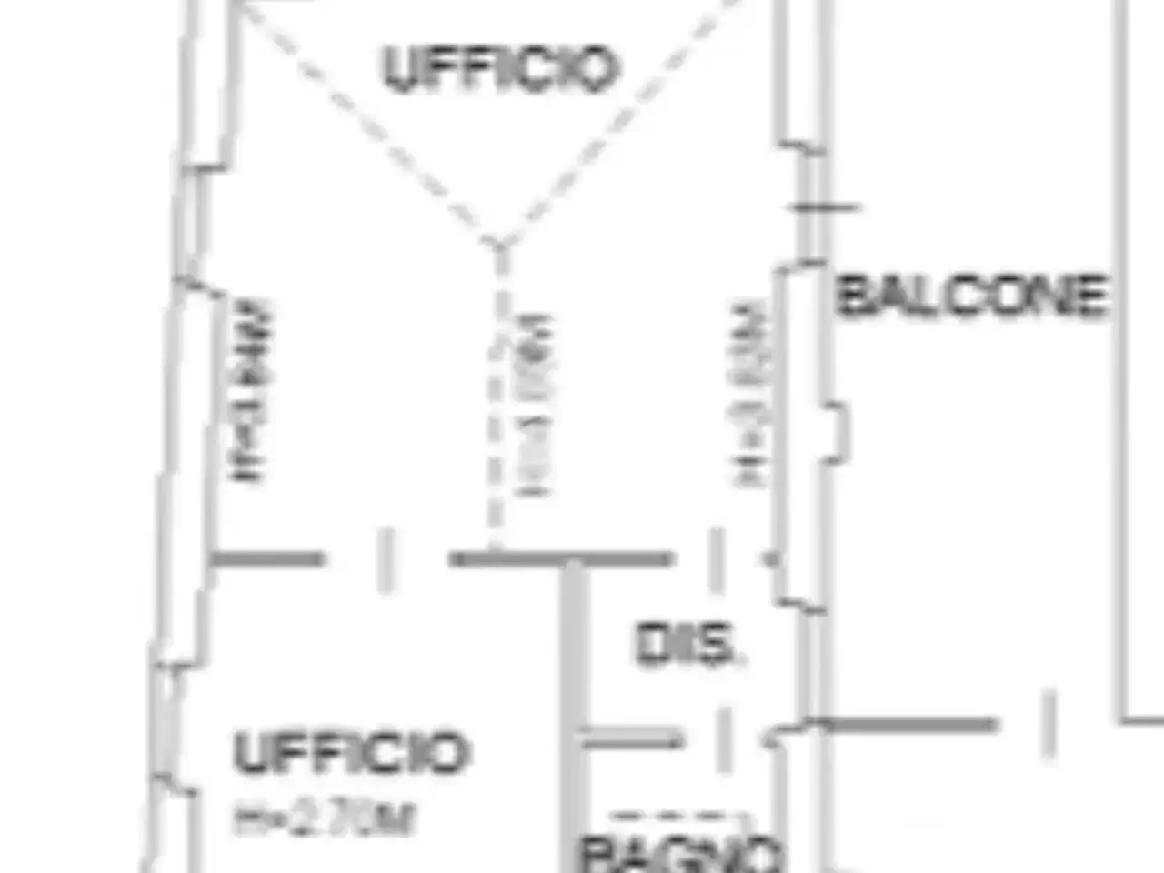 Ufficio in Via Andrea Verga, Treviglio, {3} - Planimetria 1