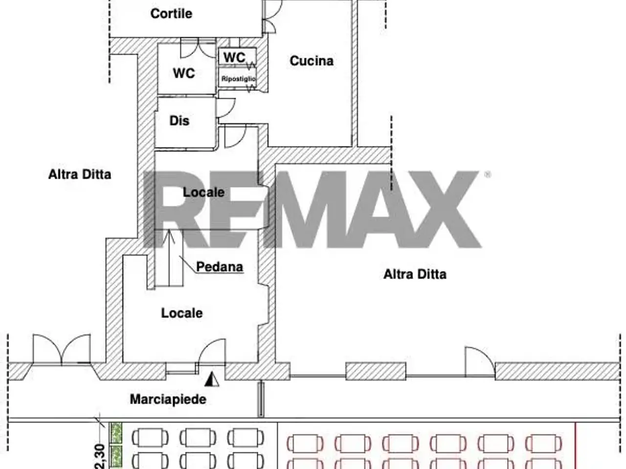 Esercizio commerciale in Via Giuseppe Bontà 22, Chiavari, {3} - Planimetria 1