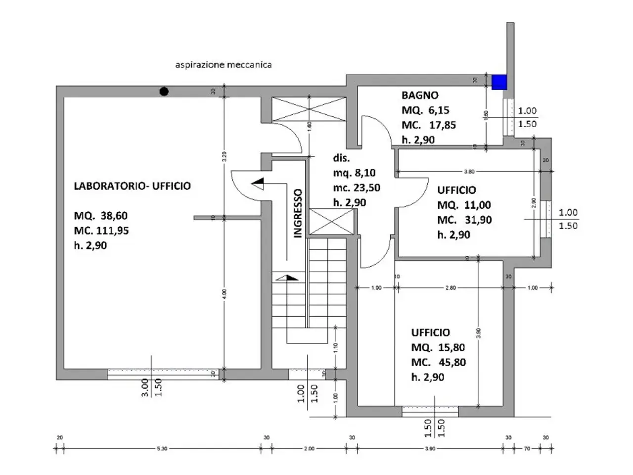 Ufficio in , Montegrotto Terme, {3} - Planimetria 1
