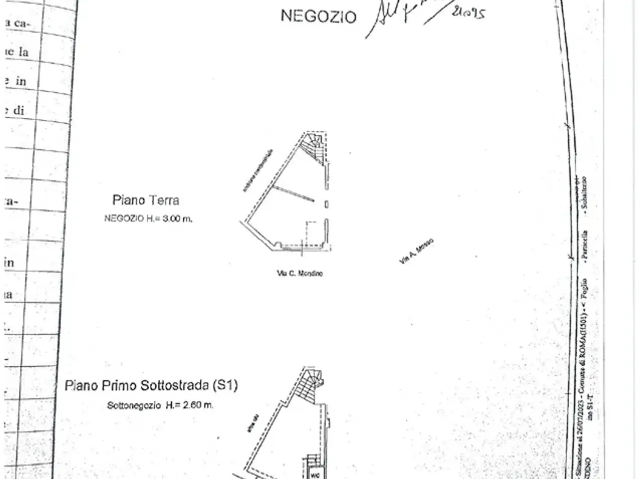 Negozio in Via Casimiro Mondino, Roma, {3} - Planimetria 1