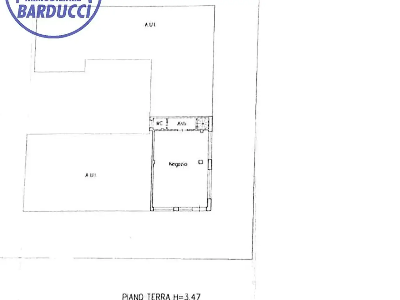 Palazzina commerciale in Via Colombo 10, San Mauro Pascoli, {3} - Planimetria 1