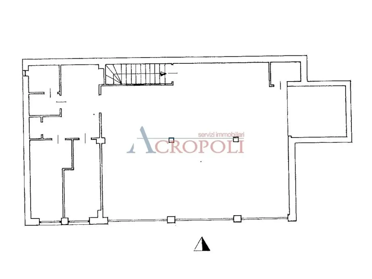 Negozio in Via Santo Stefano, Anguillara Sabazia, {3} - Planimetria 1
