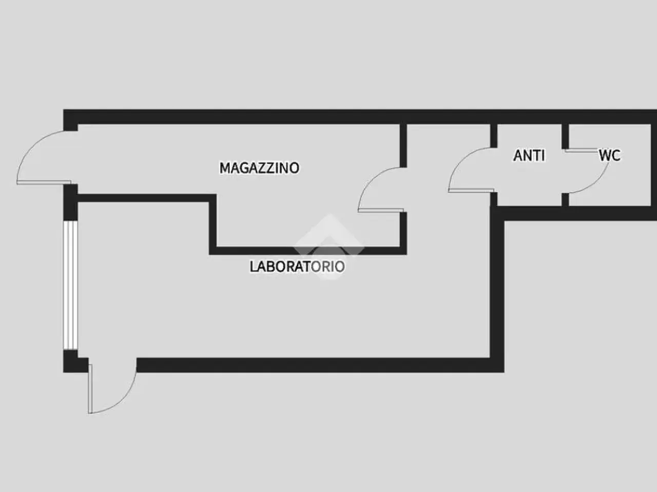 Negozio in Via Palazzon 25, Campodoro, {3} - Planimetria 1