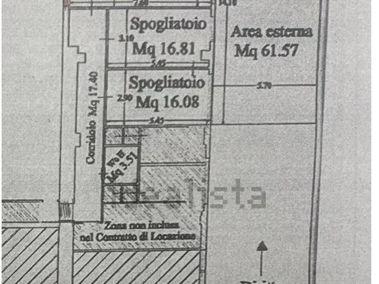Esercizio commerciale in di Vittorio 35, San Giuliano Terme, {3} - Planimetria 1