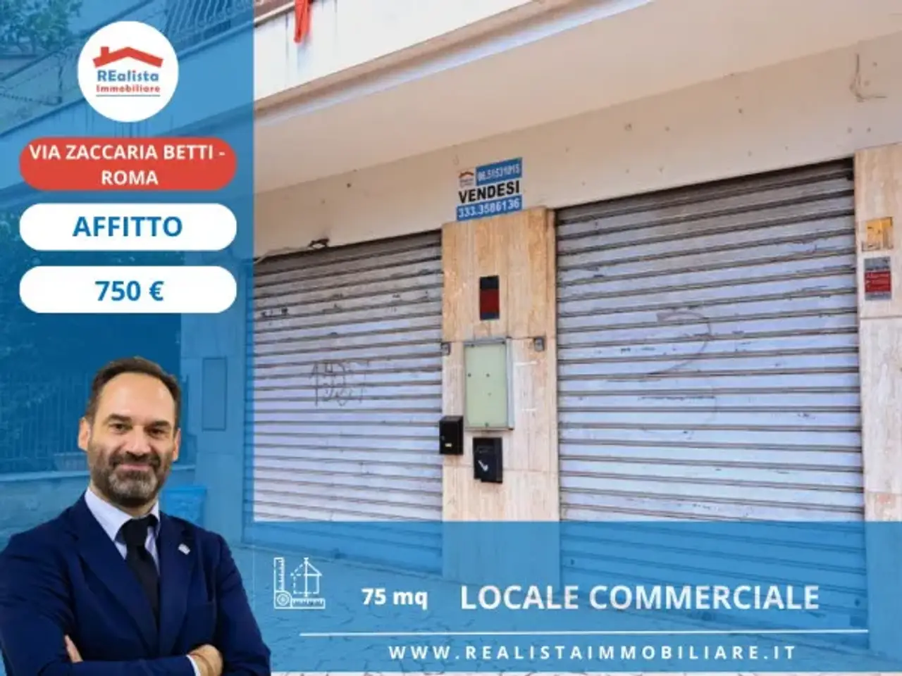 Negozio in Via Zaccaria Betti, Roma, {3} - Foto 1