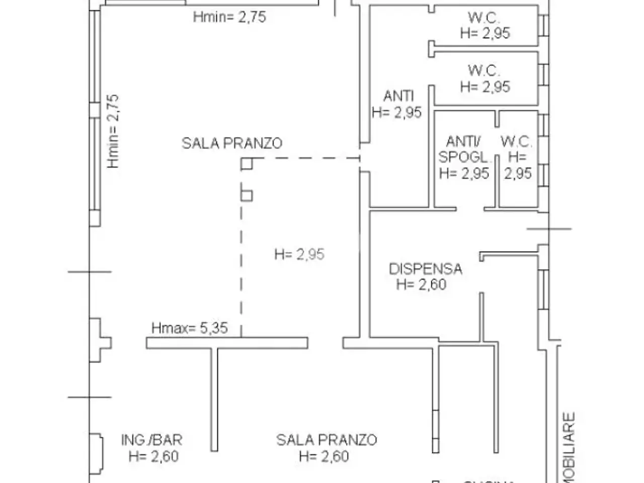 Negozio in Via di Mezzo Levante 2, Calderara Di Reno, {3} - Planimetria 1