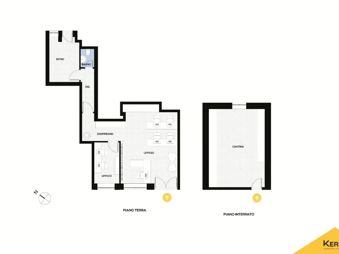 Negozio in Via Gioacchino Murat, Milano, {3} - Planimetria 1
