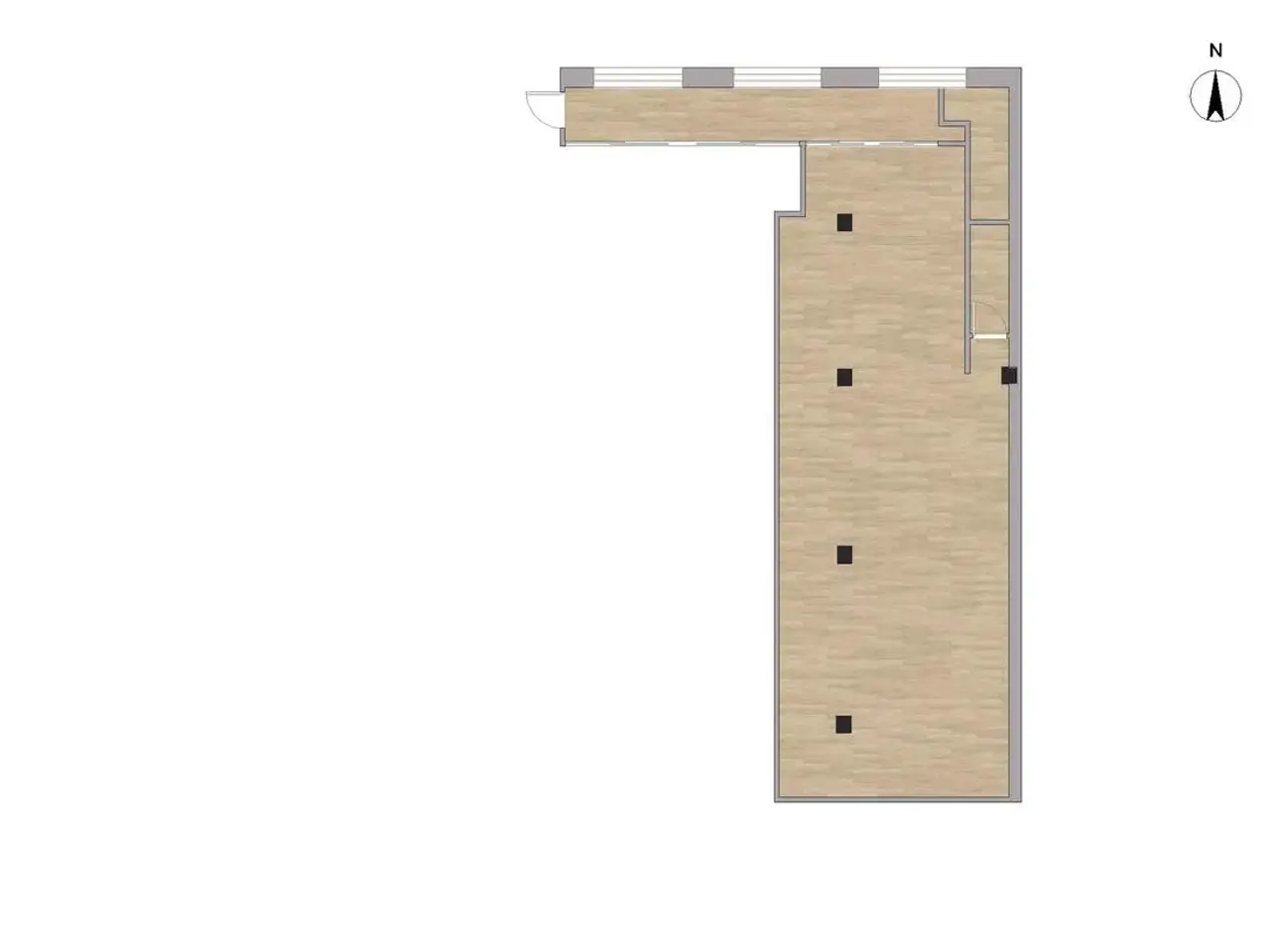 Negozio in Via Vittorio Emanuele II 44, Flero, {3} - Planimetria 1