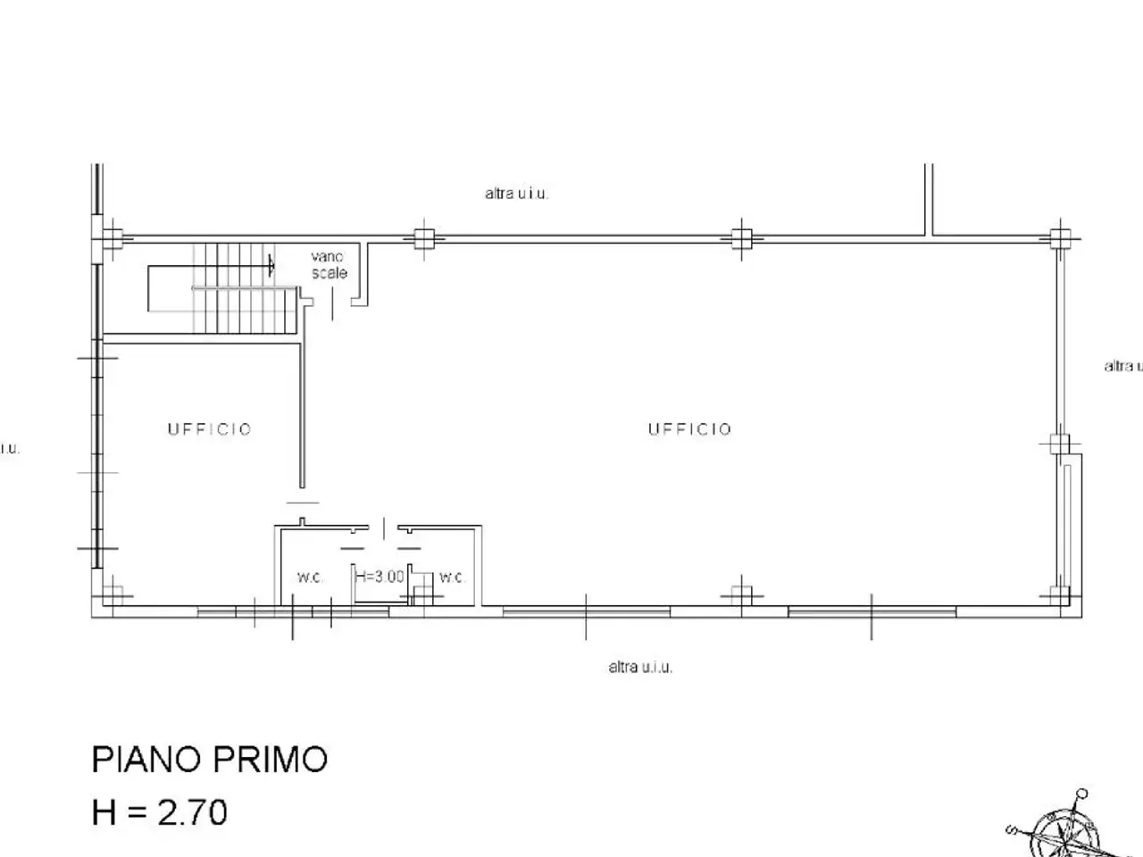 Ufficio in Via Bezzecca 5, Muggiò, {3} - Planimetria 1
