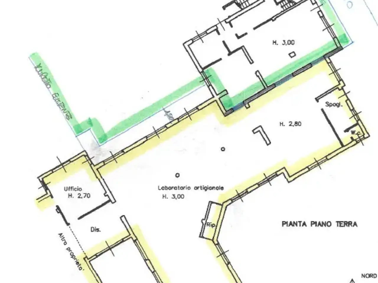 Negozio in Via Castelli 6, Gemonio, {3} - Planimetria 1