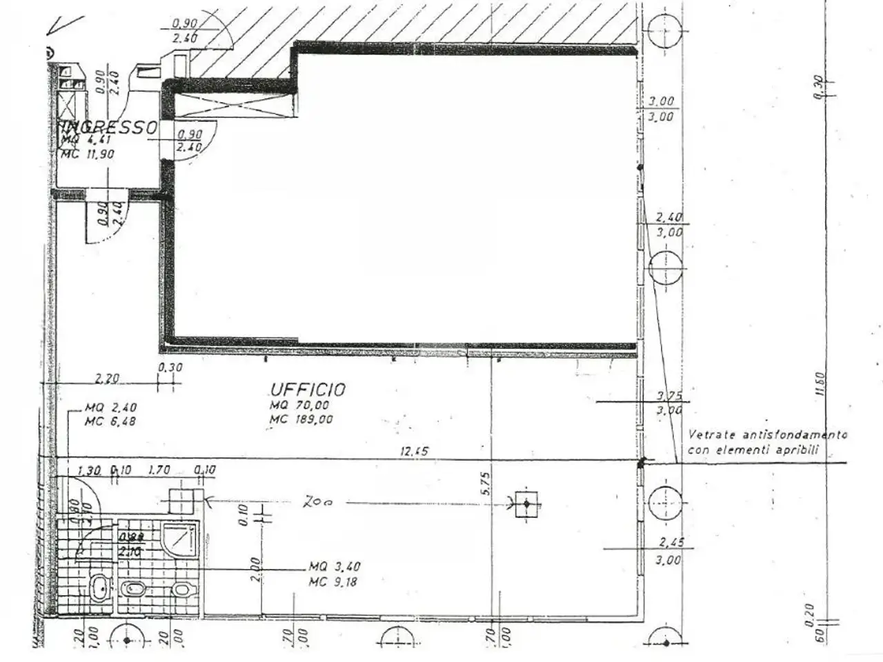 Ufficio in Viale del Lavoro 36, Ponte San Nicolo', {3} - Planimetria 1