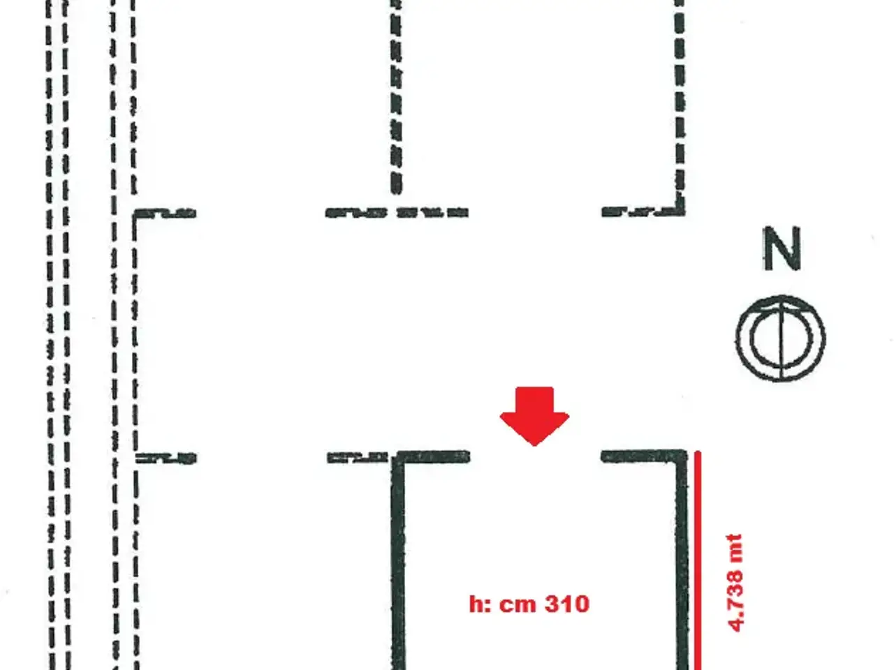 Parcheggio chiuso in Via Franco Alfano  32, Sanremo, {3} - Planimetria 1