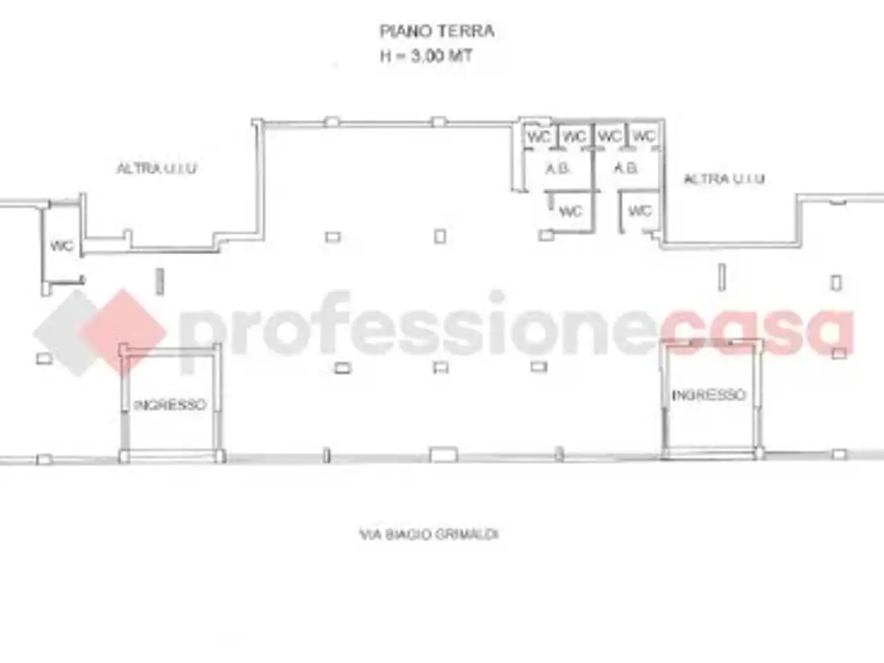 Magazzino in Via V. De Fano, Bari, {3} - Planimetria 1