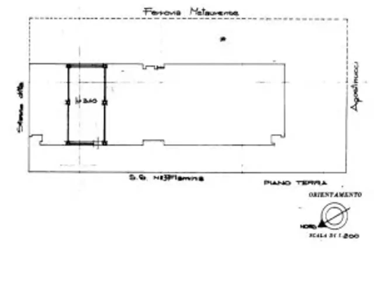 Negozio in Via Flaminia 133, Colli al Metauro, {3} - Planimetria 1
