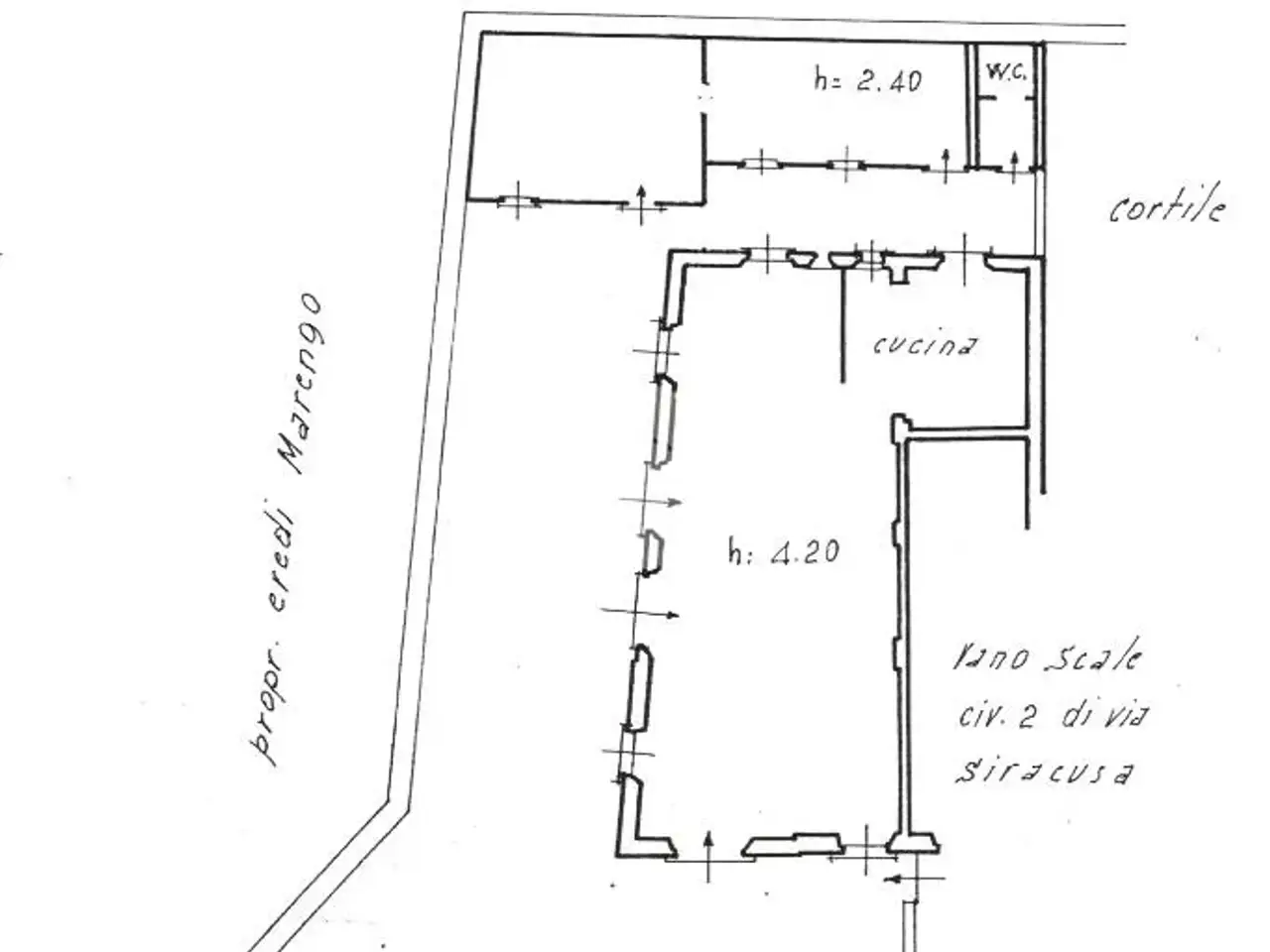 Negozio in Via Via Siracusa 2, Genova, {3} - Planimetria 1