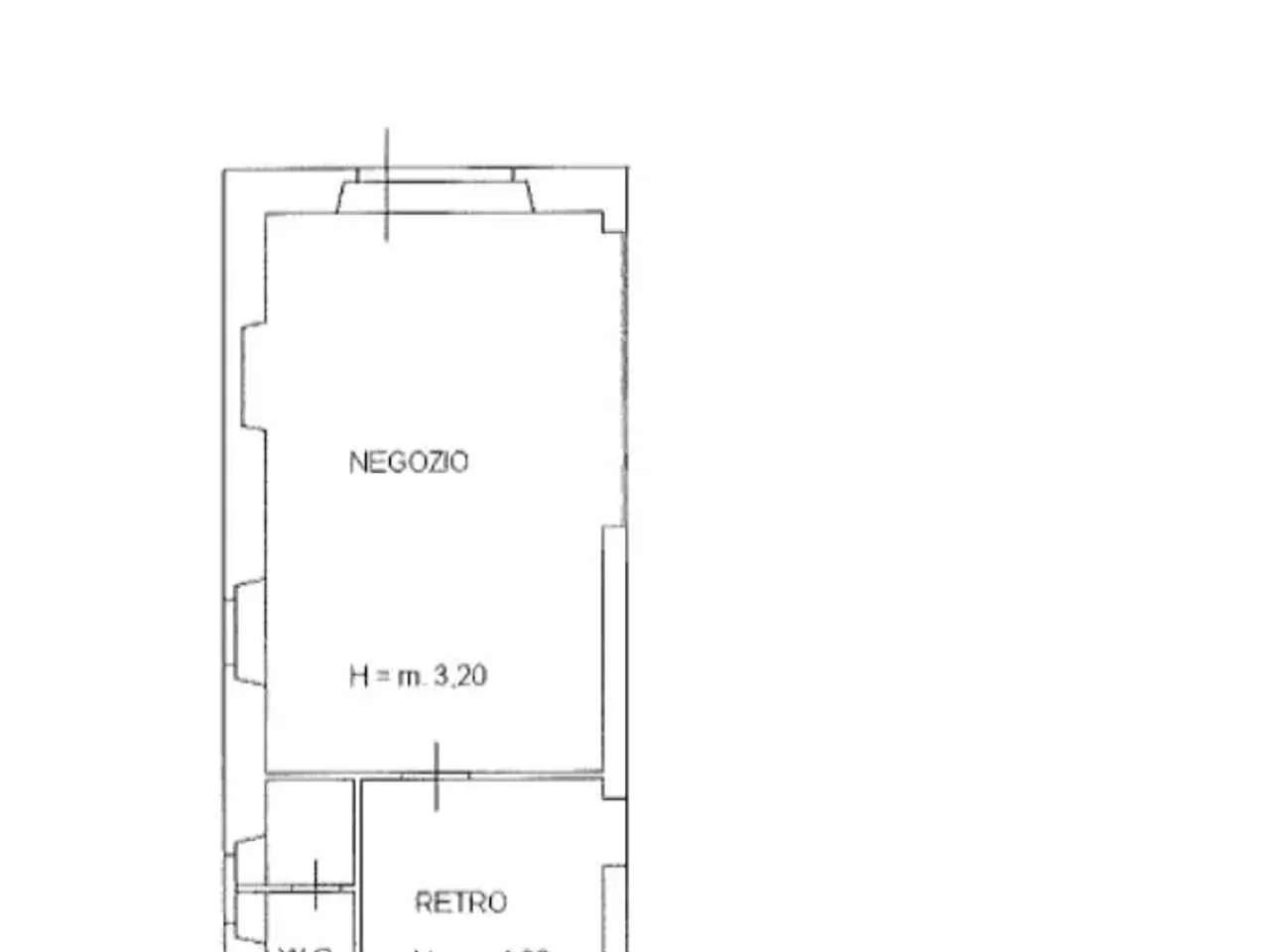 Negozio in Via Sauro 18, Sondrio, {3} - Planimetria 1