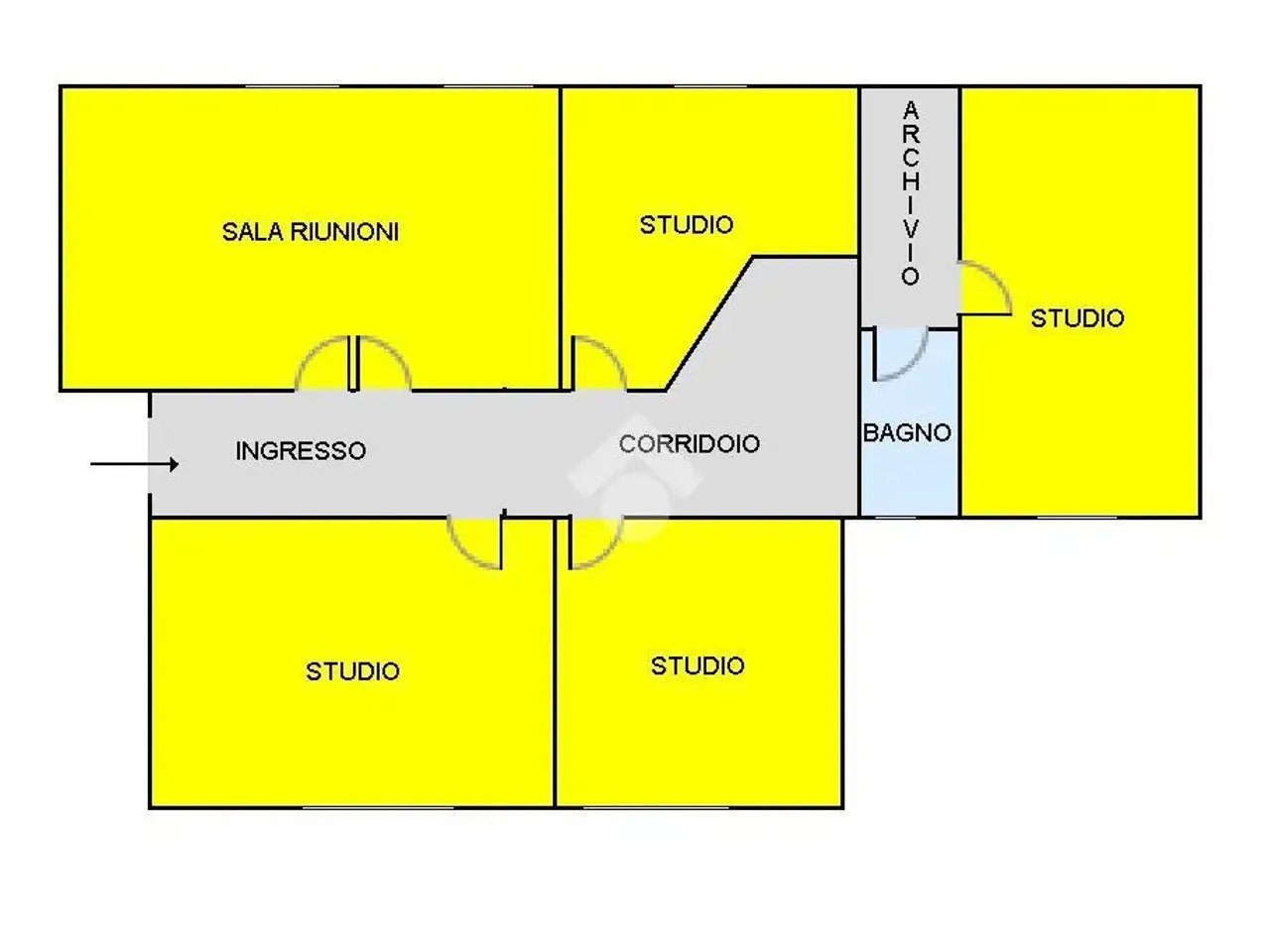 Ufficio in Via del Sersimone 3, Terni, {3} - Planimetria 1