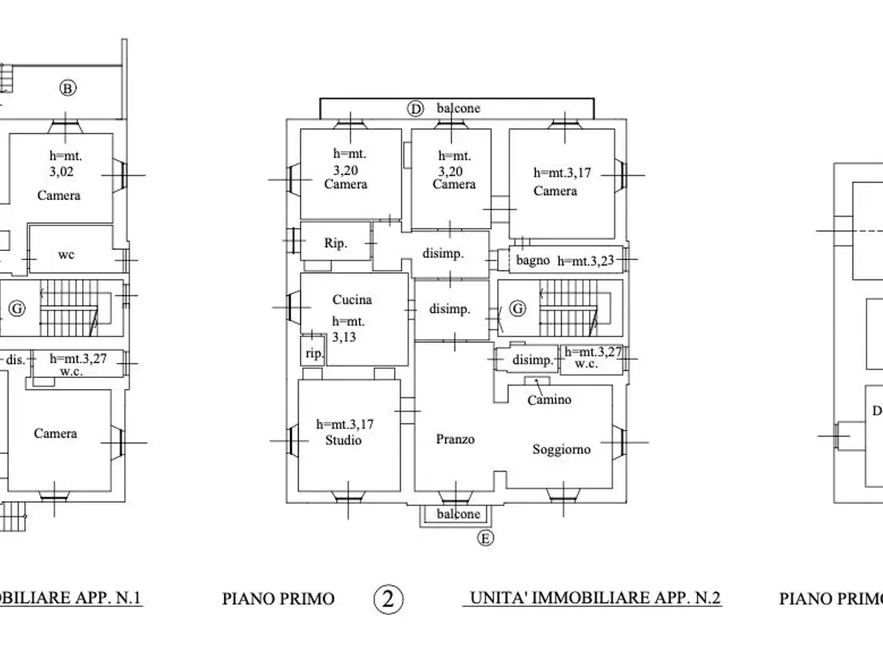 Fabbricato misto in , Como, {3} - Planimetria 1