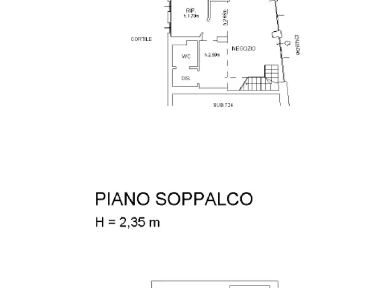 Negozio in Via Magenta 3, Seregno, {3} - Planimetria 1