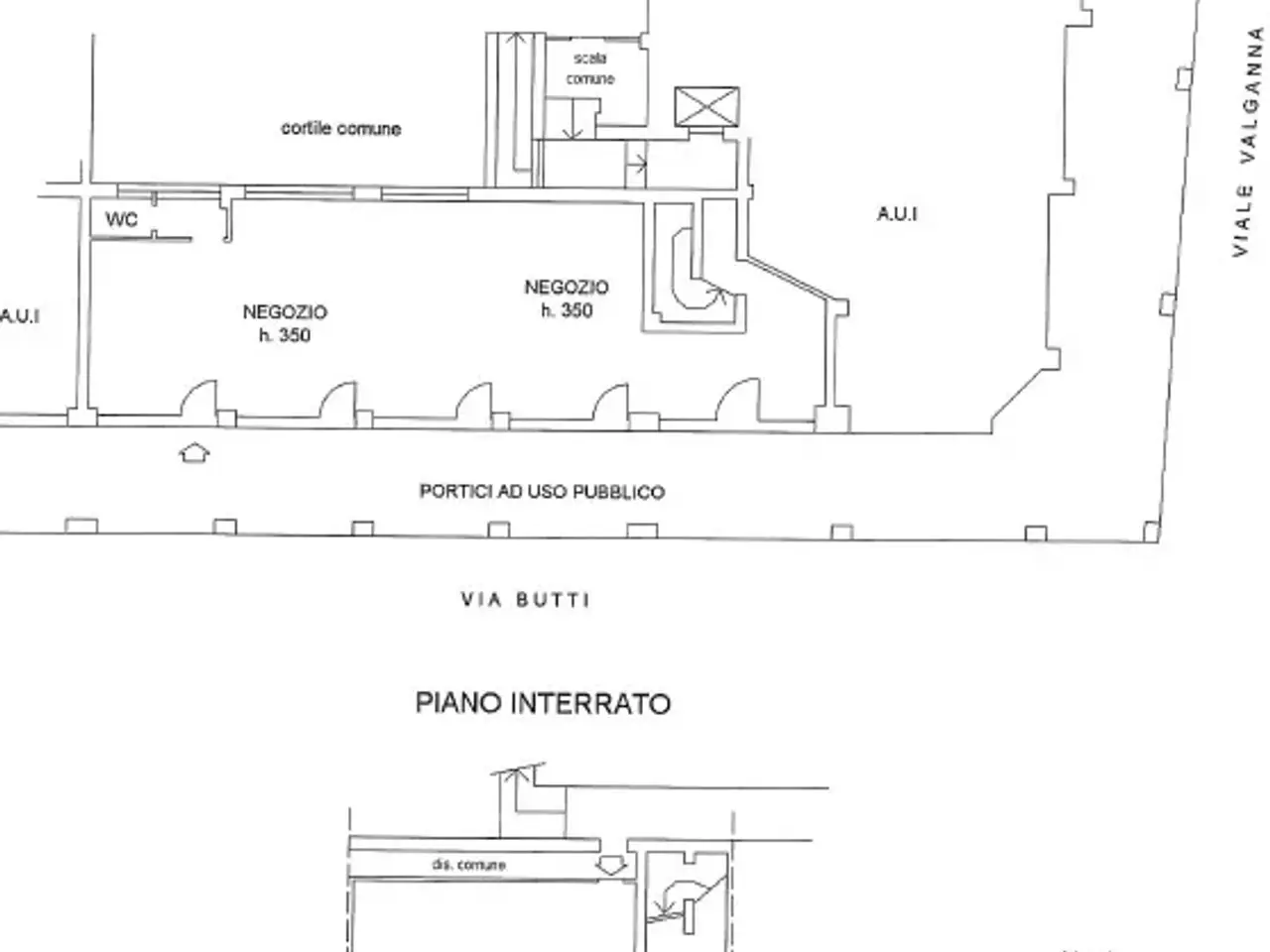 Negozio in Via Enrico Butti 4, Varese, {3} - Planimetria 1