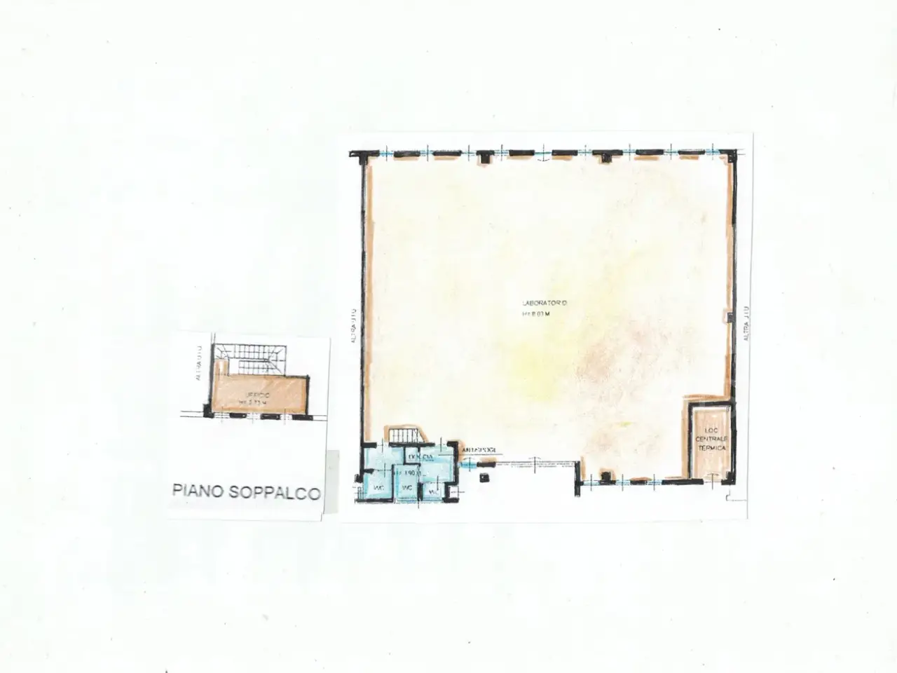 Capannone in Via Selvetto 33, Cesano Maderno, {3} - Planimetria 1