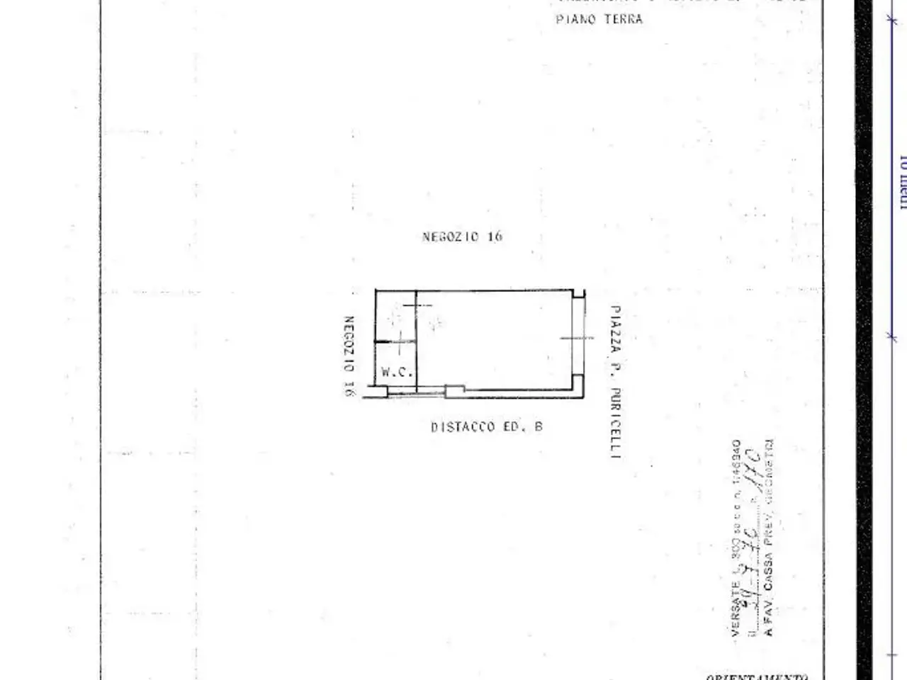 Negozio in Piazza Piero Puricelli 23, Roma, {3} - Planimetria 1