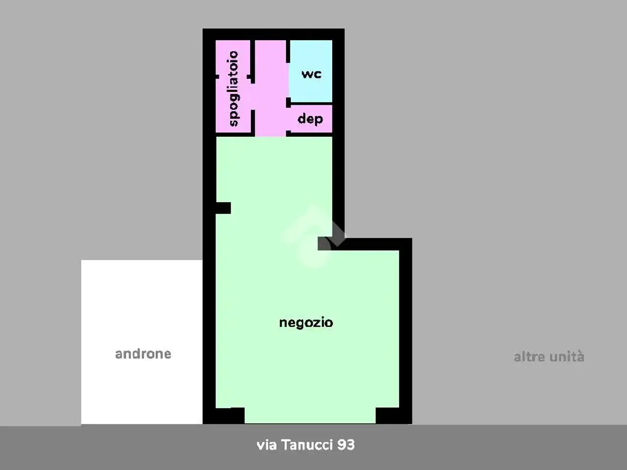 Negozio in Via Tanucci 93, Caserta, {3} - Planimetria 1