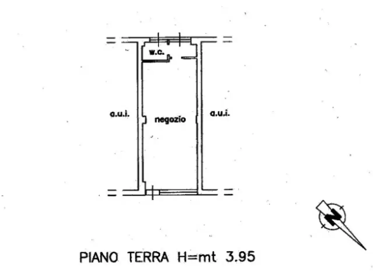 Tempo libero in Galleria Cosimo Fanzago 28, Bergamo, {3} - Planimetria 1