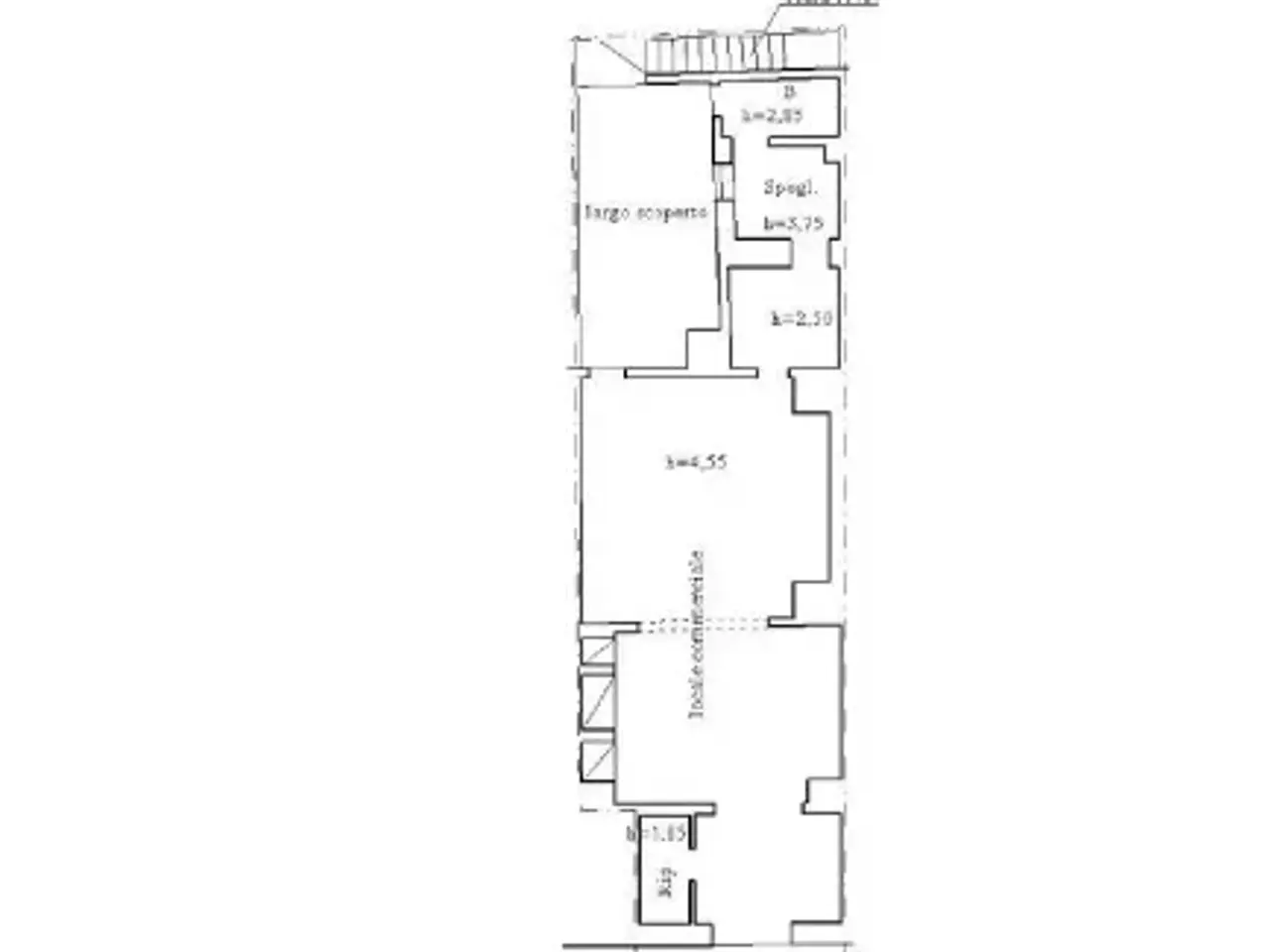 Negozio in Via Vittorio Emanuele III, Parabita, {3} - Planimetria 1